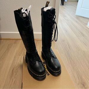 Dr. Martens Audrick 20I Black Nappa Lux Boots